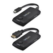 Image de StarTech.com extension audio/video Émetteur et récepteur AV Noir (4KUSBC-WIRELESS-65FT)