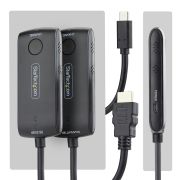 Image de StarTech.com extension audio/video Émetteur et récepteur AV Noir (4KUSBC-WIRELESS-65FT)