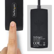 Image de StarTech.com extension audio/video Émetteur et récepteur AV Noir (4KUSBC-WIRELESS-65FT)