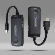 Image de StarTech.com extension audio/video Émetteur et récepteur AV Noir (4KUSBC-WIRELESS-65FT)