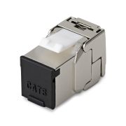 Image de StarTech.com Jack Keystone Cat8, Lot de 6 Prises Ethernet RJ45 Keystone, Prise Murale STP Cat8, 180 Degrés Sans Outil (C8KEYSTP1806PK)