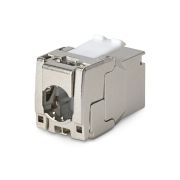 Image de StarTech.com Jack Keystone Cat8, Lot de 6 Prises Ethernet RJ45 Keystone, Prise Murale STP Cat8, 180 Degrés Sans Outil (C8KEYSTP1806PK)