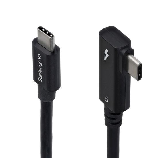 Image de StarTech.com Câble Thunderbolt 5 de 80cm, 80 Gbps/Jusqu'à 120 Gbps, PD 240W, 8K 60Hz, Câble Thunderbolt Certifié, Compatible avec Thunderbolt 4/USB4/USB-C (TBLT5MM80CM240WRA)