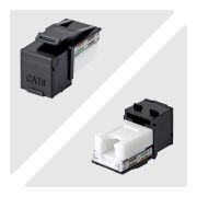 Image de StarTech.com Jack Keystone Cat6, Lot de 24 Prises Ethernet RJ45 Keystone, Prise Murale UTP Cat6, Connecteur à 90 Degrés 110 Punch Down, Noir (C6KEY110BK24PK)