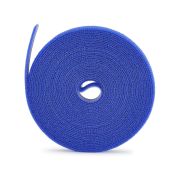 Image de StarTech.com Lot de 4 Rouleaux de Ruban Auto-Agrippant de 4,6m, Largeur 12mm, Bleu, Attaches de Câbles Réutilisables à Découper sur Mesure, Ruban de Fixation, Gaines en Tis ... (HKLP1505BL4PK)