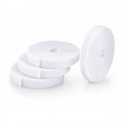 Image de StarTech.com Lot de 4 Rouleaux de Ruban Auto-Agrippant de 4,6m, Largeur 12mm, Blanc, Attaches de Câbles Réutilisables à Découper sur Mesure, Ruban de Fixation, Gaines en Ti ... (HKLP1505WH4PK)