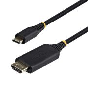 Image de StarTech.com câble vidéo et adaptateur USB Type-C HDMI Type A (Standard) Noir (3M-USBC-HDMI-4K60-G)