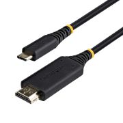 Image de StarTech.com câble vidéo et adaptateur USB Type-C HDMI Type A (Standard) Noir (3M-USBC-HDMI-4K60-G)