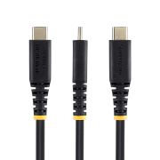 Image de StarTech.com câble vidéo et adaptateur USB Type-C HDMI Type A (Standard) Noir (2M-USBC-HDMI-4K60-G)