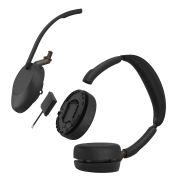 Image de Jabra Evolve3 65 Casque Sans fil Arceau Bureau/Centre d'appels USB Type-C Bluetooth Noir (36599-989-899)