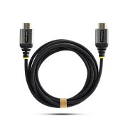 Image de StarTech.com câble HDMI HDMI Type A (Standard) Noir, Argent (HDMI2-FLEX-4K60-3M)