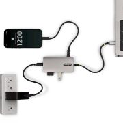 Image de StarTech.com station d'accueil Avec fil USB 3.2 Gen 2 (3.1 Gen 2) Type-C Gris (305B-USBC-MULTIPORT)