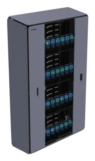 Image de Zebra armoire de rangement industrielle Gris (CS-CAB-5-EXT-FLTPK-B-EMEA)