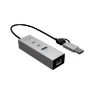 Image de i-tec USB-C/USB-A Metal HUB 3 (2x USB-C, 1x USB-A) Port + 2.5GLAN (CAMETALG325HUB)
