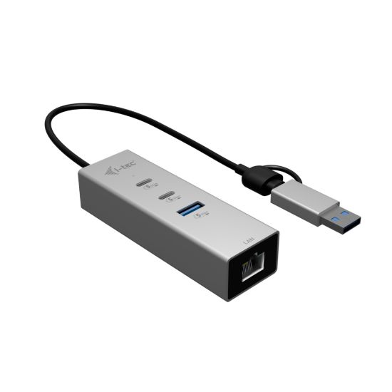 Image de i-tec USB-C/USB-A Metal HUB 3 (2x USB-C, 1x USB-A) Port + 2.5GLAN (CAMETALG325HUB)