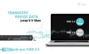 Image de i-tec USB-C/USB-A Dongle SD, TF and 2x USB (1x USB-A, 1x USB-C) (CADONGLEUSBSD)