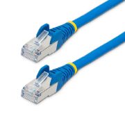 Image de StarTech.com Câble Ethernet CAT6a 7,5m - Low Smoke Zero Halogen (LSZH) - 10 Gigabit 500MHz 100W PoE RJ45 S/FTP Cordon de Raccordement Réseau Snagless Bleu avec Décha ... (NLBL-750-CAT6A-PATCH)