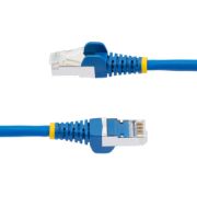 Image de StarTech.com Câble Ethernet CAT6a 7,5m - Low Smoke Zero Halogen (LSZH) - 10 Gigabit 500MHz 100W PoE RJ45 S/FTP Cordon de Raccordement Réseau Snagless Bleu avec Décha ... (NLBL-750-CAT6A-PATCH)