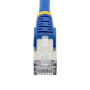 Image de StarTech.com Câble Ethernet CAT6a 7,5m - Low Smoke Zero Halogen (LSZH) - 10 Gigabit 500MHz 100W PoE RJ45 S/FTP Cordon de Raccordement Réseau Snagless Bleu avec Décha ... (NLBL-750-CAT6A-PATCH)