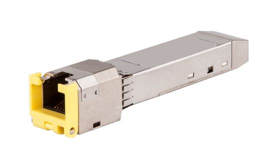 Image de HP E Aruba Networking 1G SFP RJ45 100m Cat5e Transceiver Modules émetteur-récepteur de réseau - Argent,Jaune (J8177E)