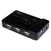 Image de StarTech.com Hub combiné USB 3.0/2.0 6 ports avec port de charge (ST7320USBC)