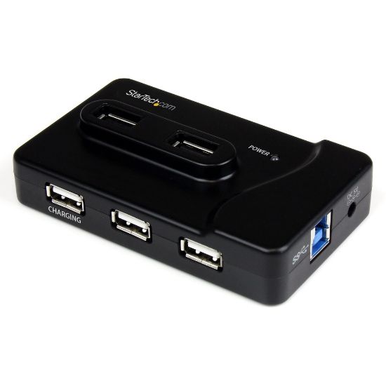 Image de StarTech.com Hub combiné USB 3.0/2.0 6 ports avec port de charge (ST7320USBC)
