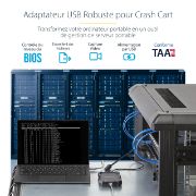Image de StarTech.com Adaptateur crash cart pour PC portable avec boîtier durable - Console KVM USB avec transfert de fichier et acquisition vidéo (NOTECONS02X)