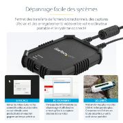 Image de StarTech.com Adaptateur crash cart pour PC portable avec boîtier durable - Console KVM USB avec transfert de fichier et acquisition vidéo (NOTECONS02X)