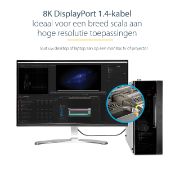 Image de StarTech.com Câble DisplayPort 1.4 Certifié VESA 4m - 8K 60Hz HDR10 - Vidéo Ultra HD 4K 120Hz - Cordon Moniteur/Écran DP 1.4 - Câble DisplayPort vers DisplayPort - M/M (DP14VMM4M)