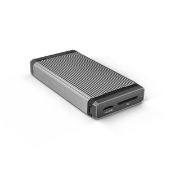 Image de SanDisk SD/microSD, USB Type-C, 5 Gbps Lecteur de carte mémoire - Noir, argent (SDPR5A8-0000-GBAND)