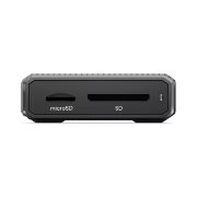 Image de SanDisk SD/microSD, USB Type-C, 5 Gbps Lecteur de carte mémoire - Noir, argent (SDPR5A8-0000-GBAND)
