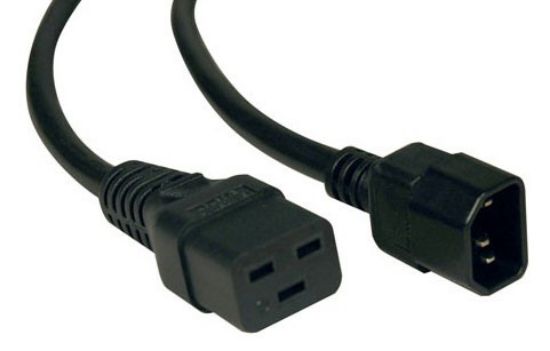 Image de Eaton IEC C14/IEC C19, 10/16 A Noir 2 m Coupleur C14 Coupleur C19 (66029)