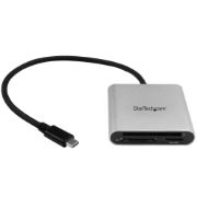 Image de StarTech.com Lecteur et enregistreur multicartes USB 3.0 avec USB-C pour cartes mémoire SD, microSD et CompactFlash (FCREADU3C)
