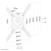 Image de Neomounts support mural pour tv (LED-W410BLACK)