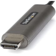 Image de StarTech.com Câble USB C vers HDMI 4K 60Hz HDR10 5m - Câble Adaptateur Vidéo Ultra HD USB Type-C vers HDMI 4K 2.0b - Convertisseur Graphique USB-C vers HDMI HDR - DP 1.4 Alt ... (CDP2HDMM5MH)