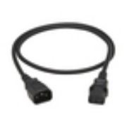 Image de Eaton 1 m, C13 to C14, 10A, 250V, H05VV-F, PVC, Black Cordon d'alimentation - Noir (P004-01M-EU)