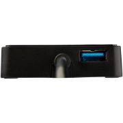 Image de StarTech.com Adaptateur USB 3.0 à Double Port Gigabit Ethernet avec port USB - 10/100/100 - Adaptateur NIC Réseau USB Gigabit LAN (USB32000SPT)