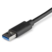 Image de StarTech.com Adaptateur USB 3.0 à Double Port Gigabit Ethernet avec port USB - 10/100/100 - Adaptateur NIC Réseau USB Gigabit LAN (USB32000SPT)