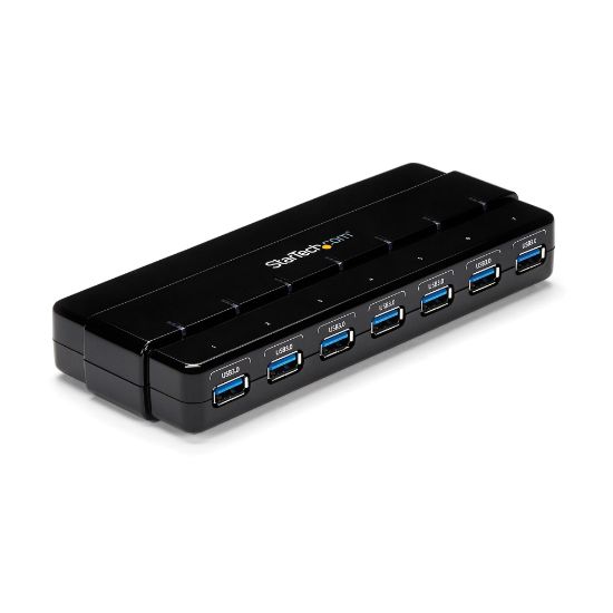 Image de StarTech.com Hub SuperSpeed USB 3.0 avec 7 ports - 5Gbps - Concentrateur USB 3.0 avec adaptateur d'alimentation (ST7300USB3B)