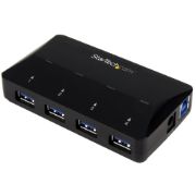 Image de StarTech.com Hub USB 3.0 à 4 ports plus port dédié à la charge de 2,4 A - 5Gbps (ST53004U1C)