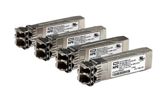 Image de HP E MSA 25Gb SFP28 Short Range 4-pack iSCSI Transceiver Modules émetteur-récepteur de réseau - Argent (S0K91A)