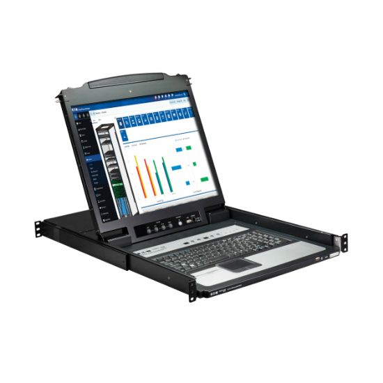 Image de Eaton B020-U16-19-K Commutateur KVM - Noir (B020-U16-19-KG)