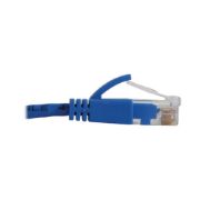 Image de Eaton Cat6a 10G Snagless Molded UTP Ethernet Cable (RJ45 M/M), PoE, Blue, 5 ft. (1.5 m) Câble de réseau - Bleu (N261-005-BL)