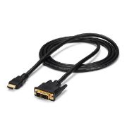 Image de StarTech.com Câble HDMI® vers DVI-D de 1,8m - Mâle / Mâle - Noir (HDMIDVIMM6)