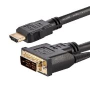 Image de StarTech.com Câble HDMI® vers DVI-D de 1,8m - Mâle / Mâle - Noir (HDMIDVIMM6)