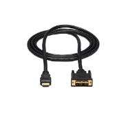 Image de StarTech.com Câble HDMI® vers DVI-D de 1,8m - Mâle / Mâle - Noir (HDMIDVIMM6)