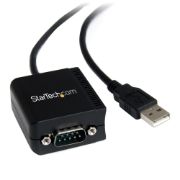 Image de StarTech.com Câble adaptateur FTDI USB vers série RS232 1 port avec isolation optique (ICUSB2321FIS)