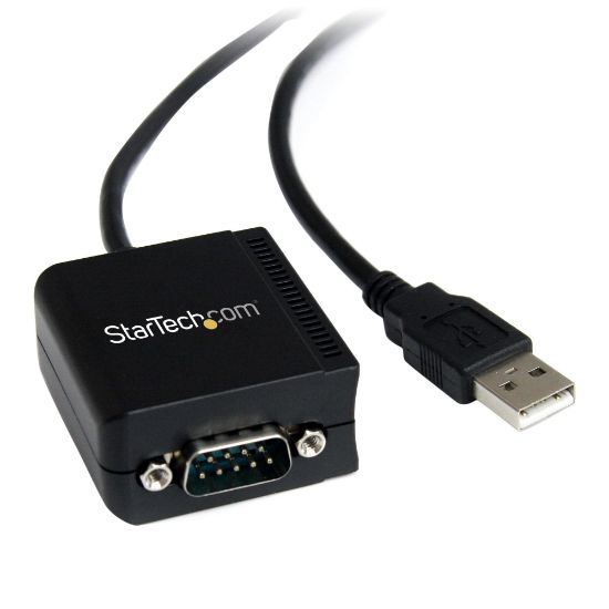 Image de StarTech.com Câble adaptateur FTDI USB vers série RS232 1 port avec isolation optique (ICUSB2321FIS)
