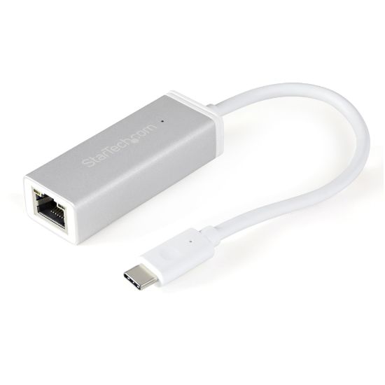 Image de StarTech.com Adaptateur réseau USB-C vers RJ45 Gigabit Ethernet - M/F - Argent (US1GC30A)