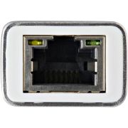 Image de StarTech.com Adaptateur réseau USB-C vers RJ45 Gigabit Ethernet - M/F - Argent (US1GC30A)